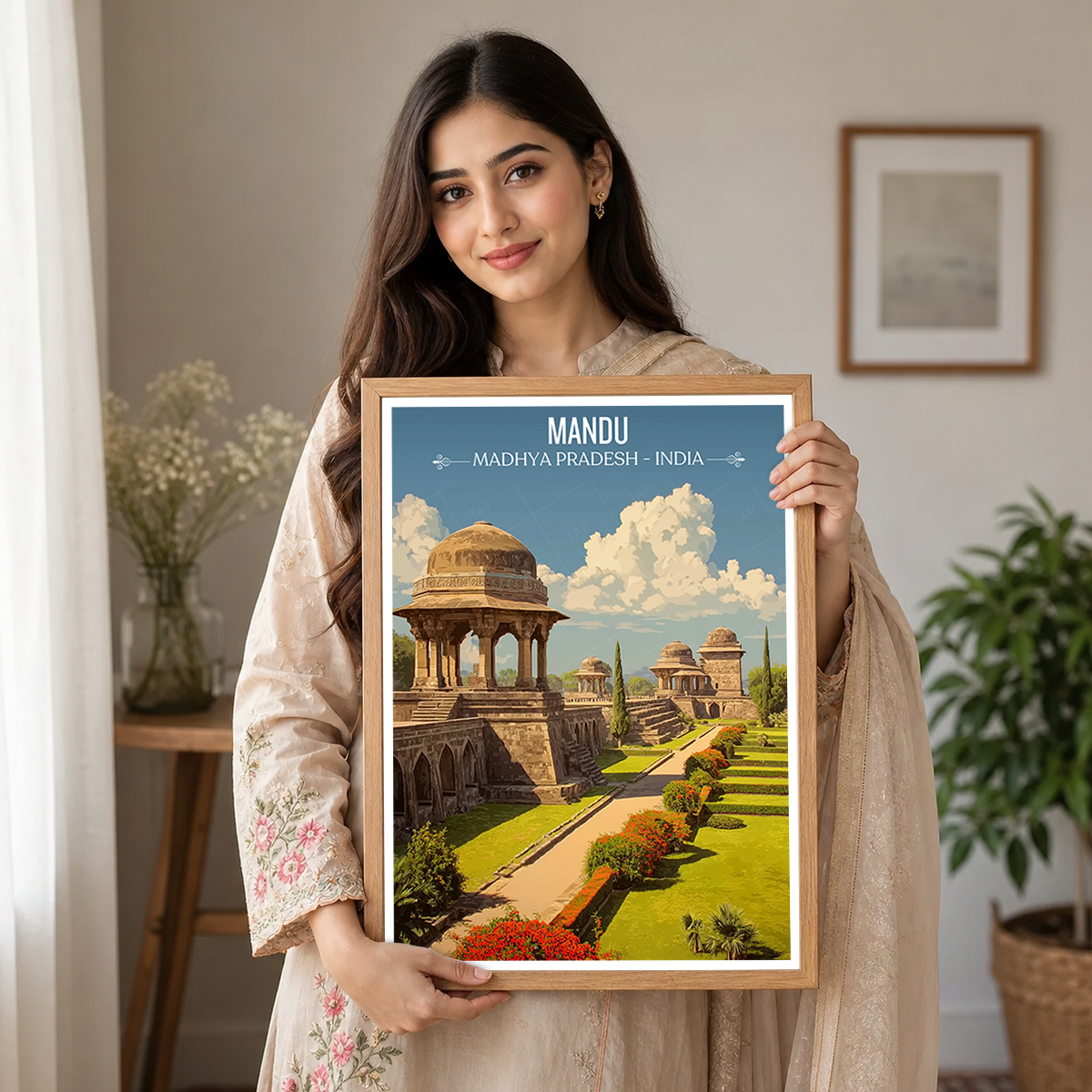 Mandu Fort - Madhya Pradesh - India - Travel Wall Art Print Poster - Art Print - Travel Art Poster
