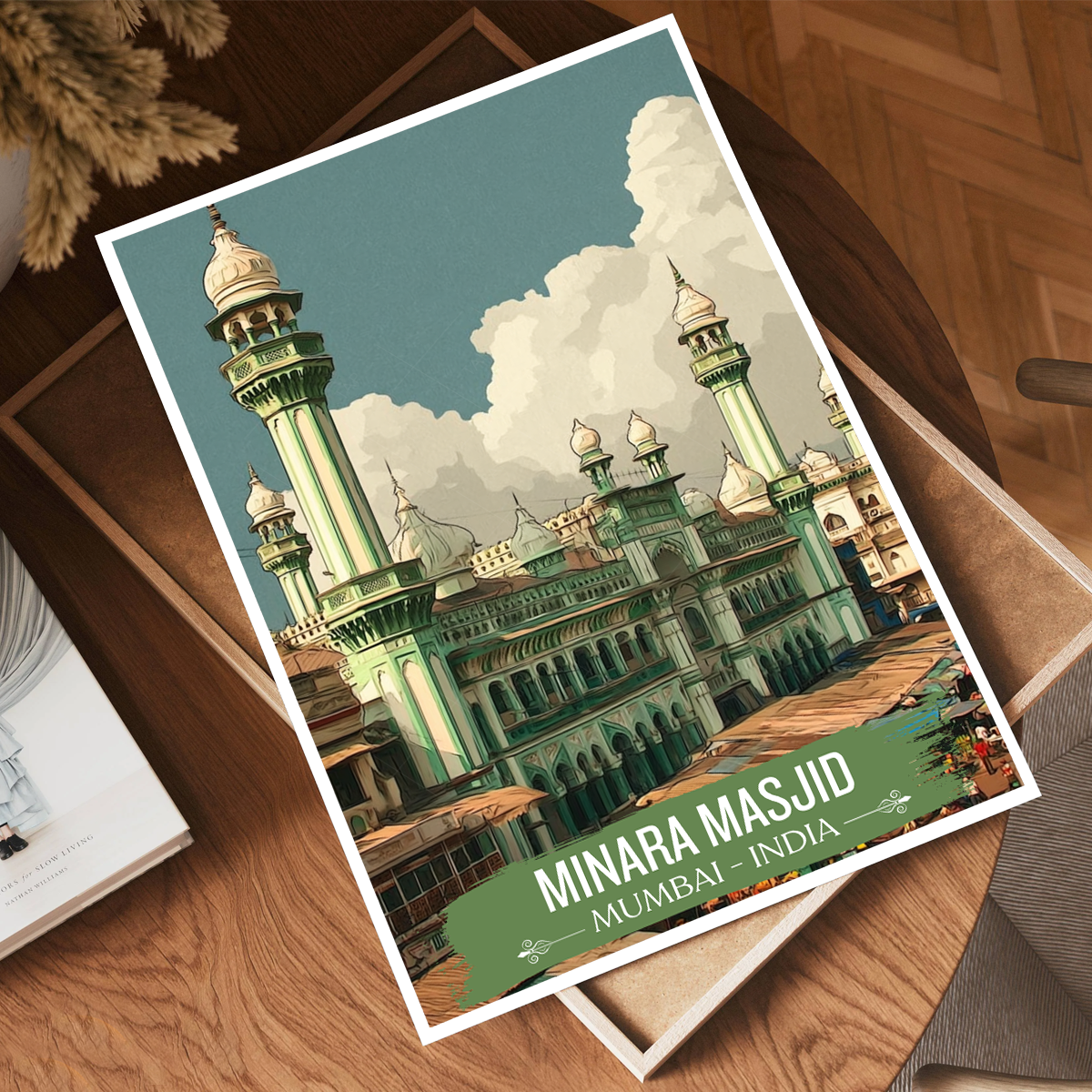 Minara Masjid - Mumbai - India - Travel Wall Art Print Poster - Art Print - Travel Art Poster