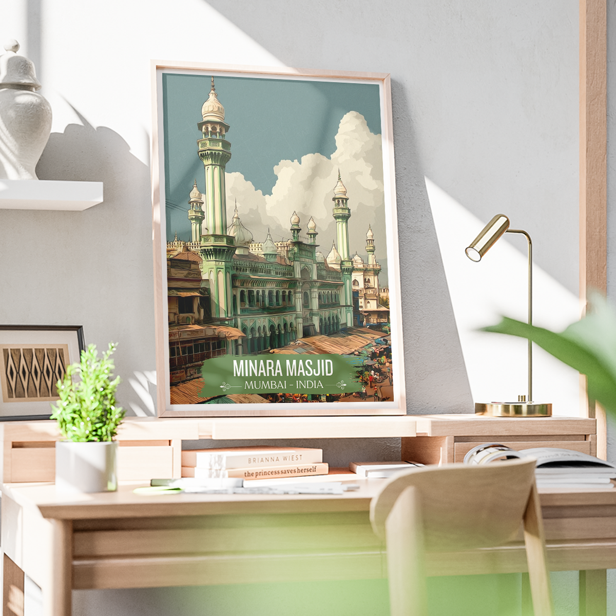 Minara Masjid - Mumbai - India - Travel Wall Art Print Poster - Art Print - Travel Art Poster