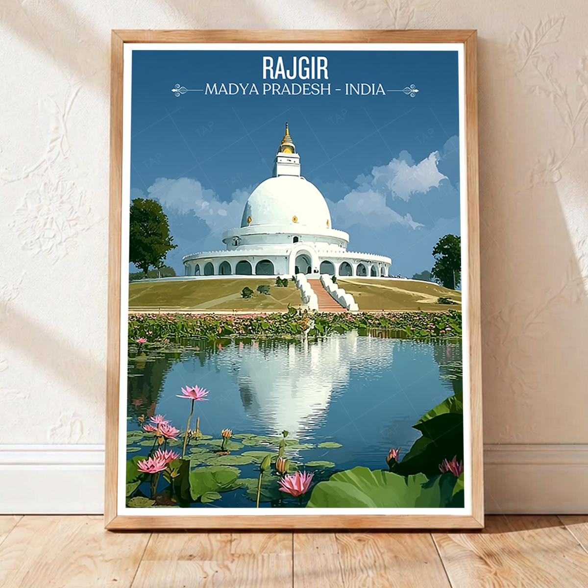 Rajgir - Madya Pradesh - India - Travel Wall Art Print Poster - Art Print - Travel Art Poster