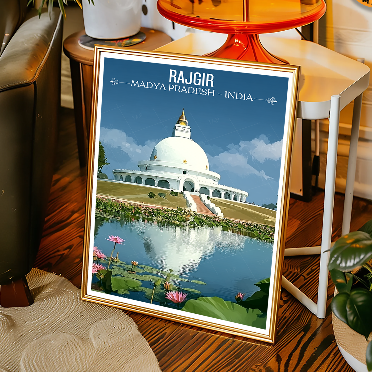 Rajgir - Madya Pradesh - India - Travel Wall Art Print Poster - Art Print - Travel Art Poster