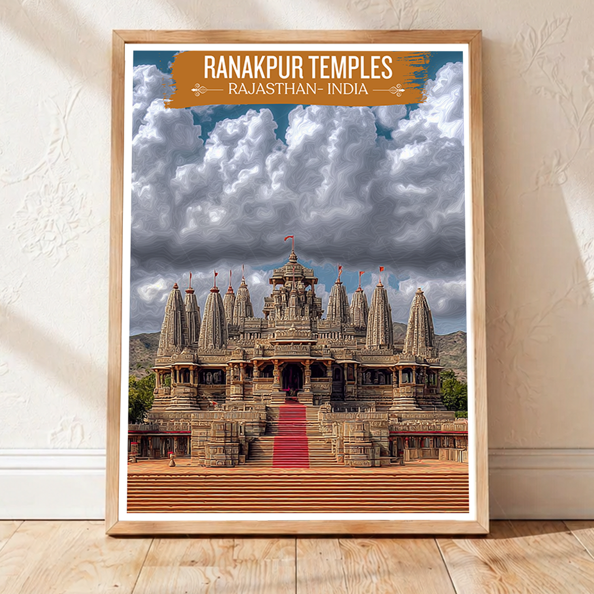 Ranakpur Temples - Rajasthan - India - Travel Wall Art Print Poster - Art Print - Travel Art Poster