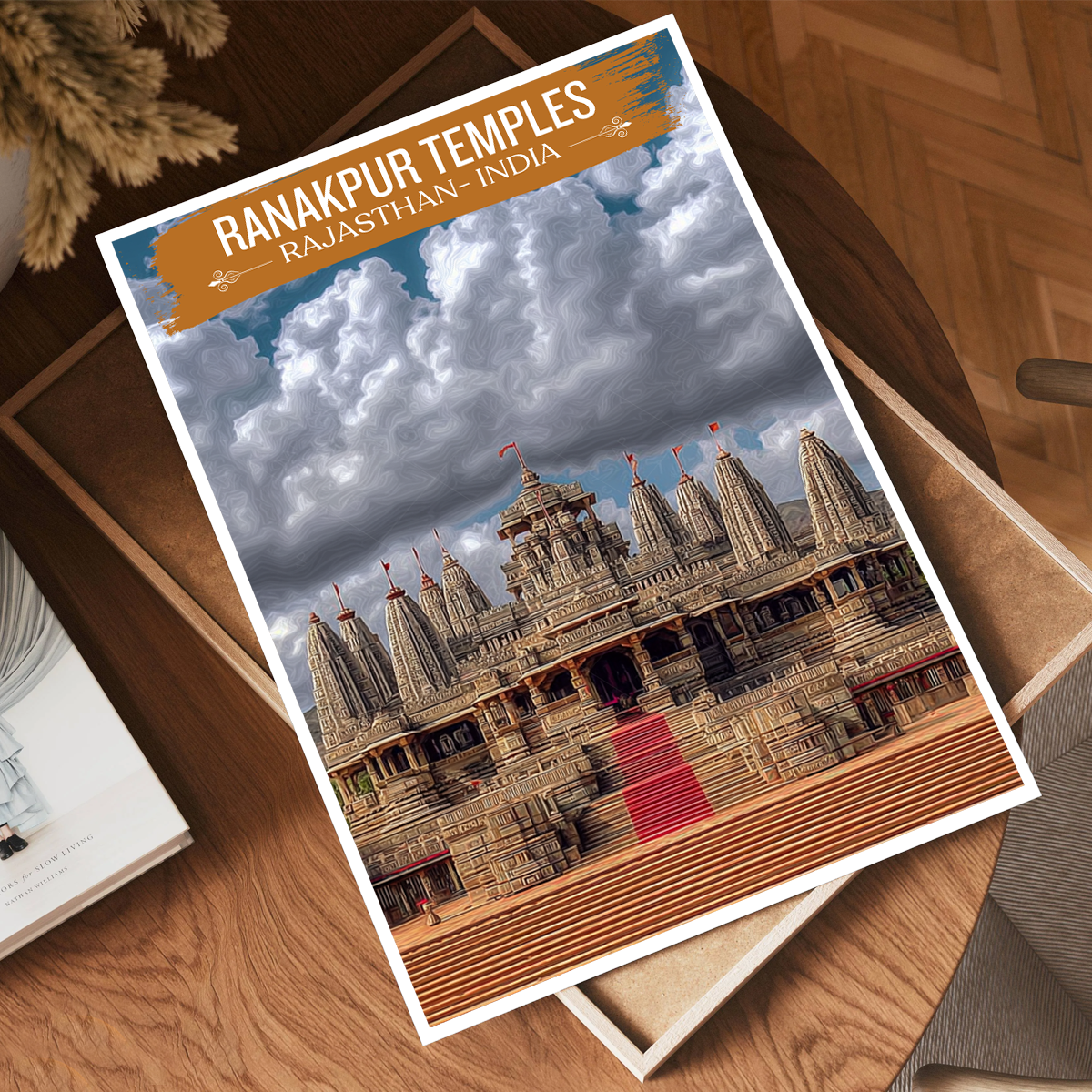 Ranakpur Temples - Rajasthan - India - Travel Wall Art Print Poster - Art Print - Travel Art Poster
