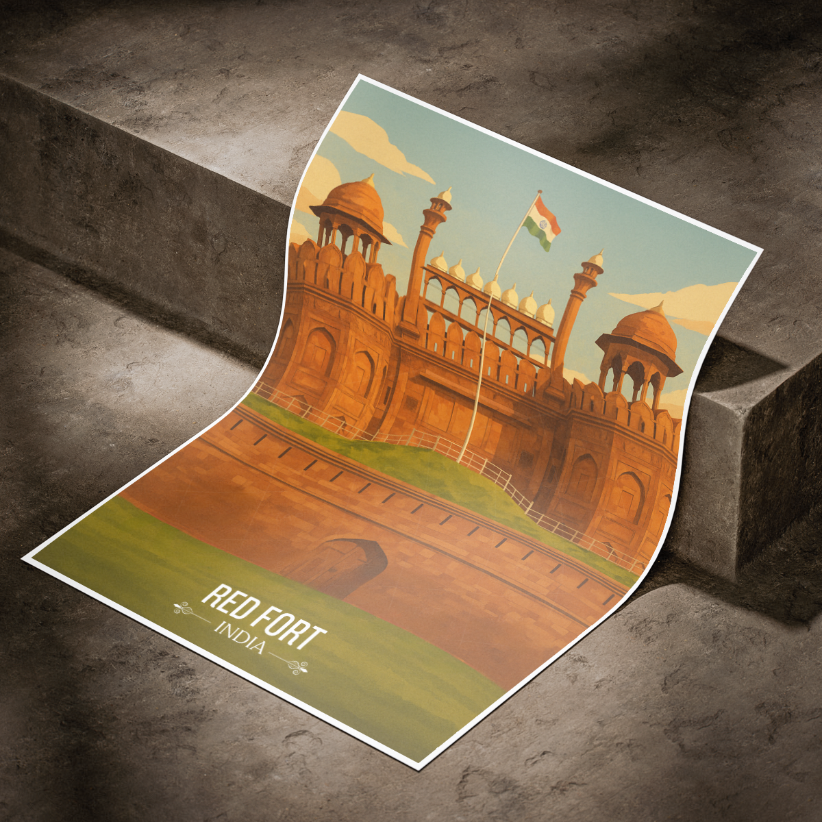Sanchi - Madya Pradesh - India - Travel Wall Art Print Poster - Art Print - Travel Art Poster