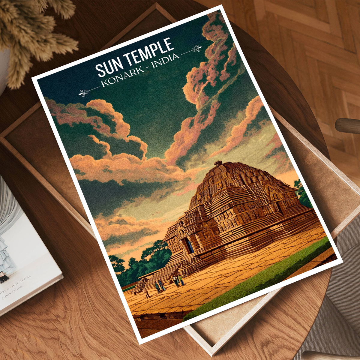 Black Pagoda Arkakshetra - Konark - India - Travel Wall Art Print Poster - Art Print - Travel Art Poster