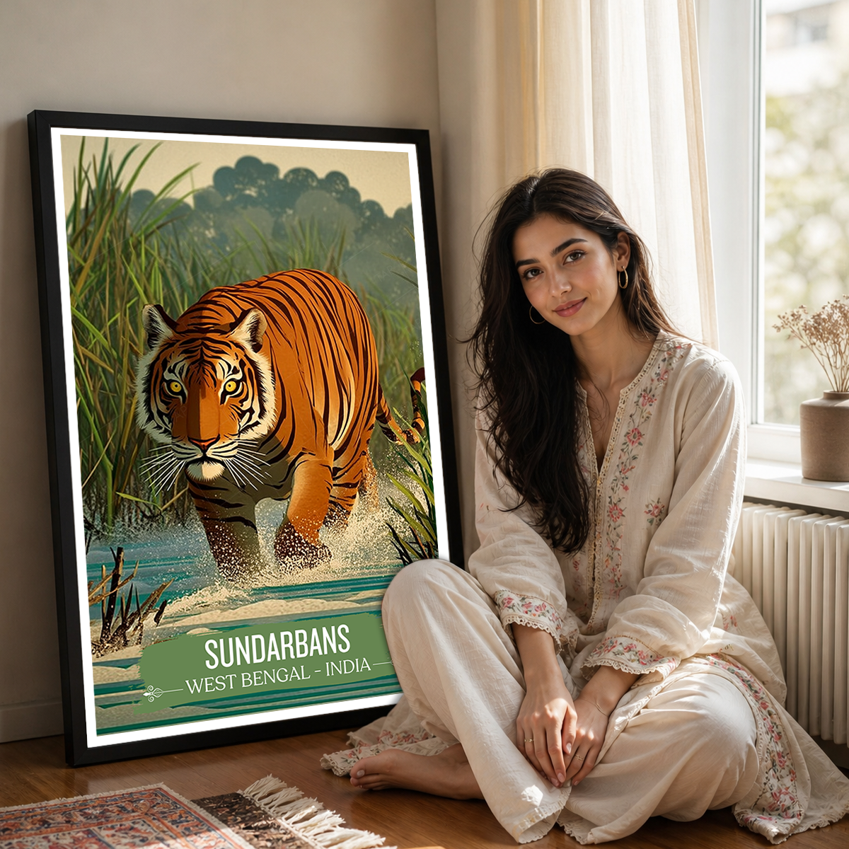 Sundarbans - West Bengal - India - Travel Wall Art Print Poster - Art Print - Travel Art Poster