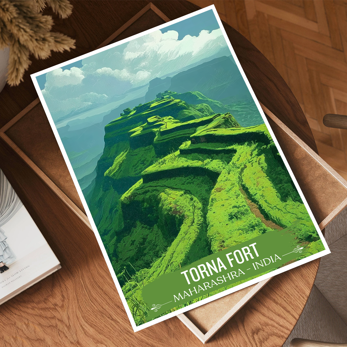 Torna Fort - Maharashra - India - Travel Wall Art Print Poster - Art Print - Travel Art Poster