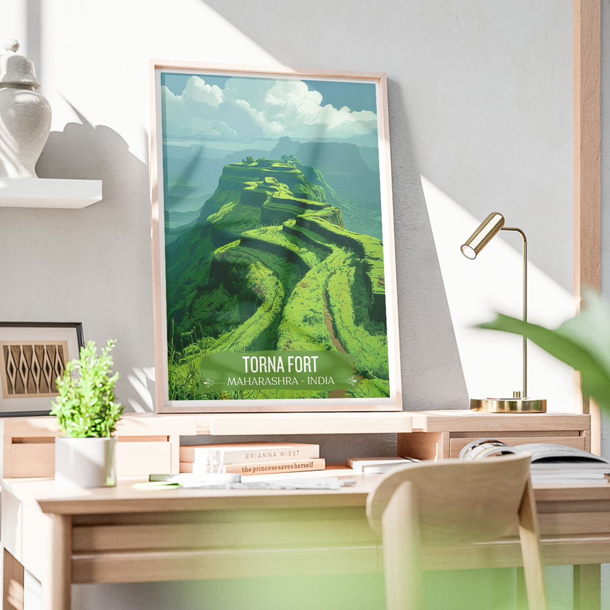 Torna Fort - Maharashra - India - Travel Wall Art Print Poster - Art Print - Travel Art Poster