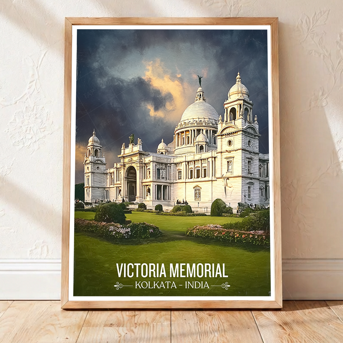 Victoria Memorial - Kolkata - India - Travel Wall Art Print Poster - Art Print - Travel Art Poster