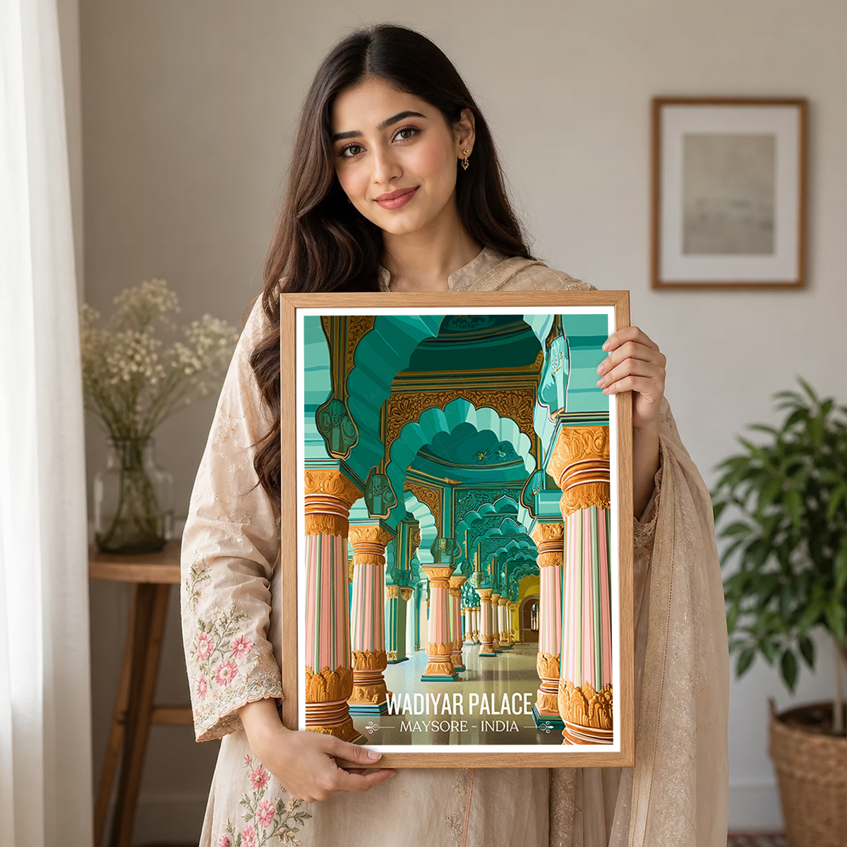 Wadiyar Palace - Maysore - India - Travel Wall Art Print Poster - Art Print - Travel Art Poster