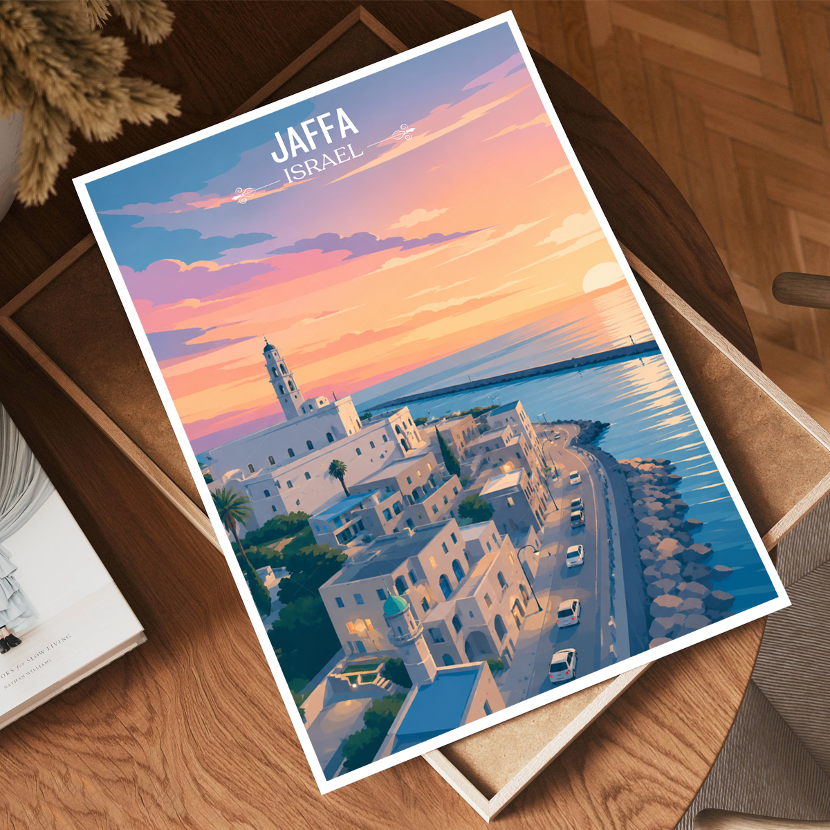 Jaffa - Israel - Travel Art Wall Deco Poster - Art Print - Travel Art Poster