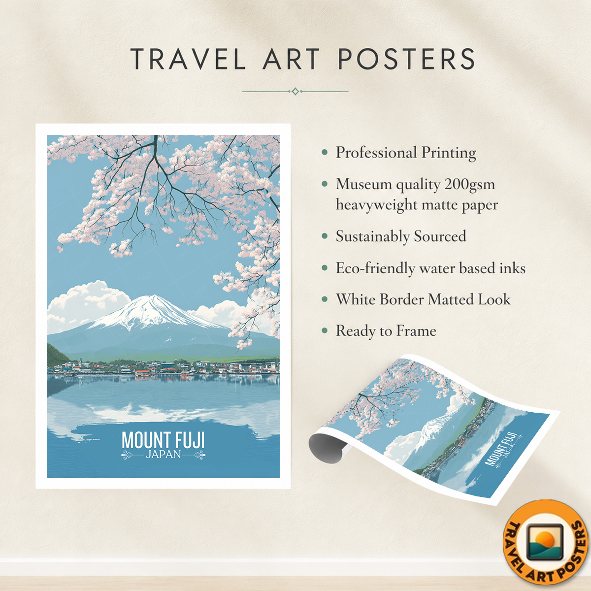Fuyō-hō - Japan - Travel Art Wall Deco Poster - Art Print - Travel Art Poster
