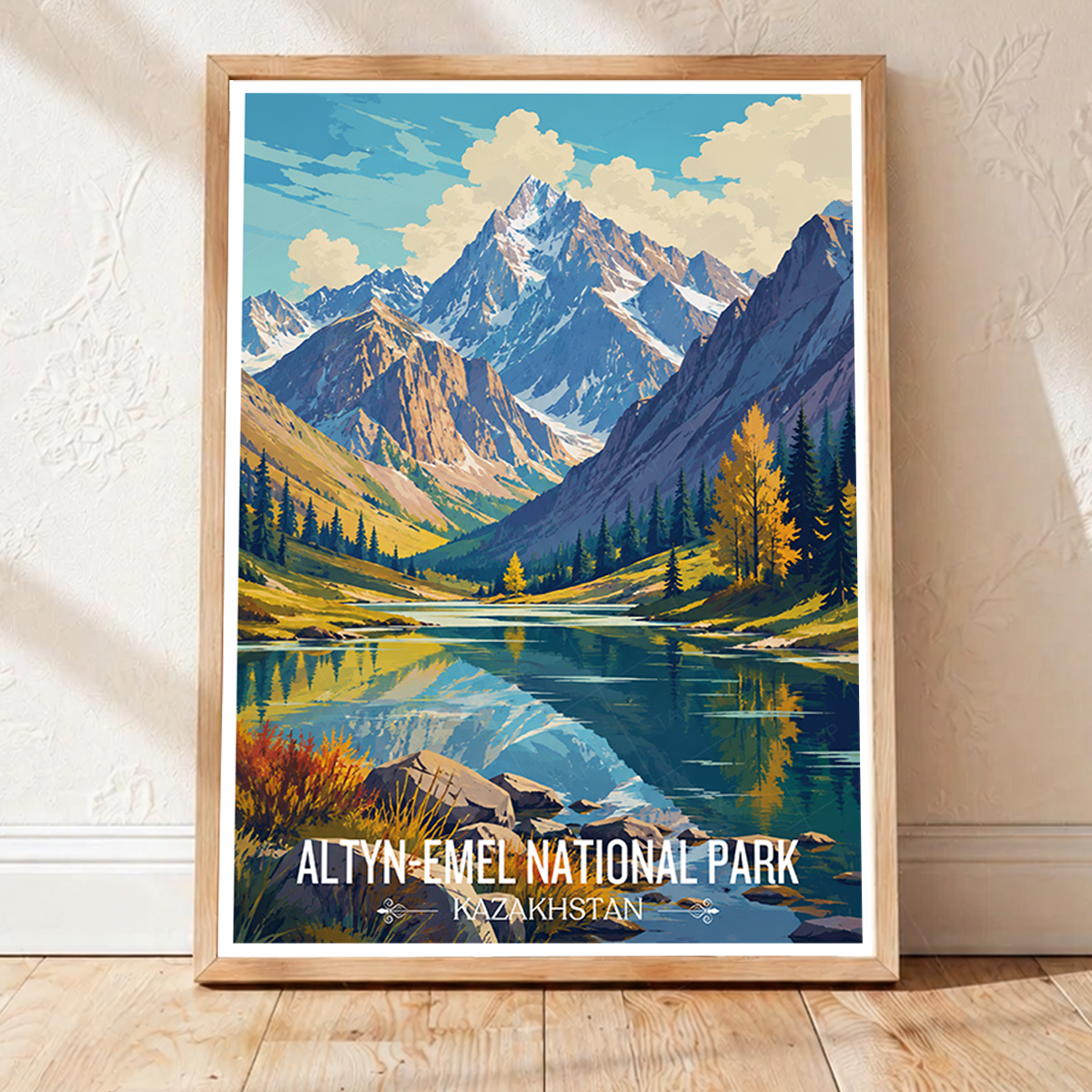 Altyn-Emil National Park - Kazakhstan - Travel Art Wall Deco Poster Print - Art Print - Travel Art Poster