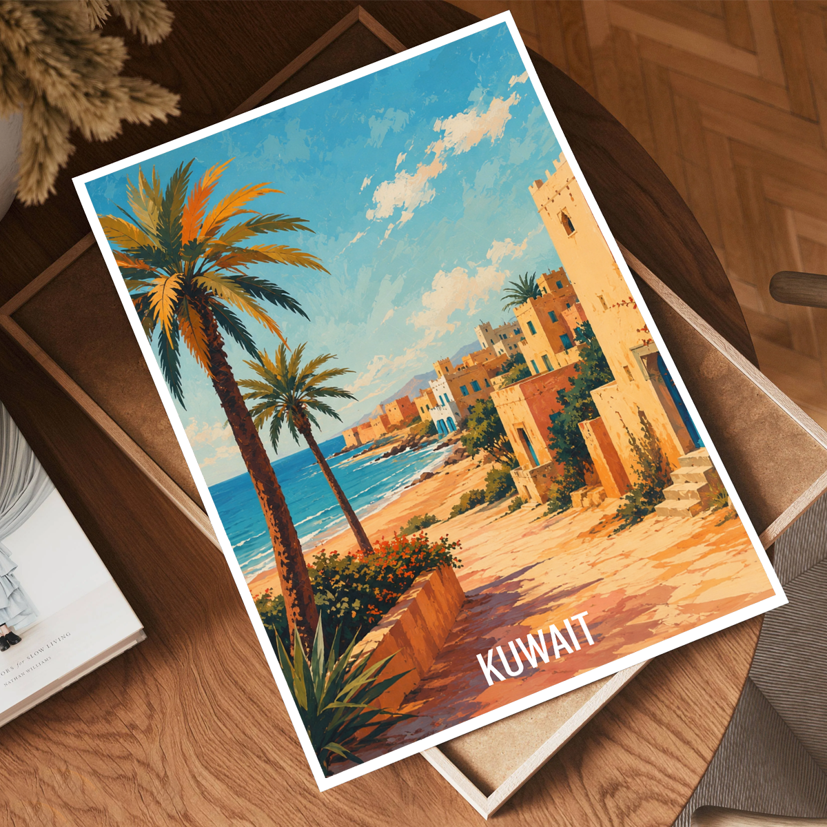 Kuwait - Travel Art Wall Deco Poster Print - Art Print - Travel Art Poster