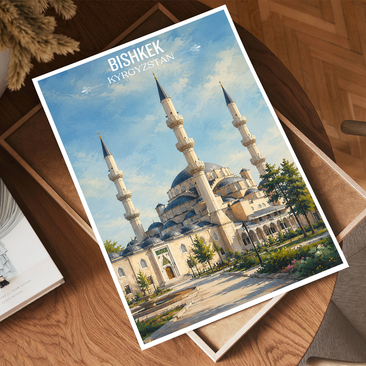 Bishkek - Kyrgyzstan - Travel Art Wall Deco Poster Print - Art Print - Travel Art Poster