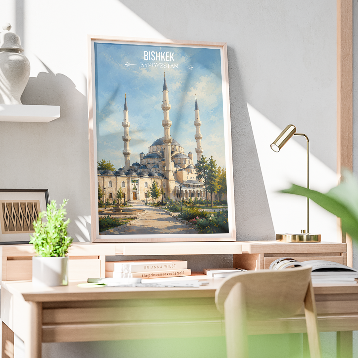 Bishkek - Kyrgyzstan - Travel Art Wall Deco Poster Print - Art Print - Travel Art Poster