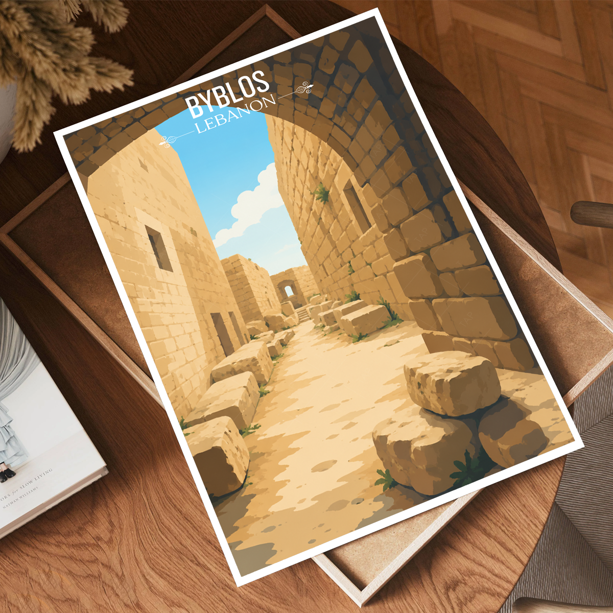 Byblos - Lebanon - Travel Art Wall Deco Poster Print - Art Print - Travel Art Poster