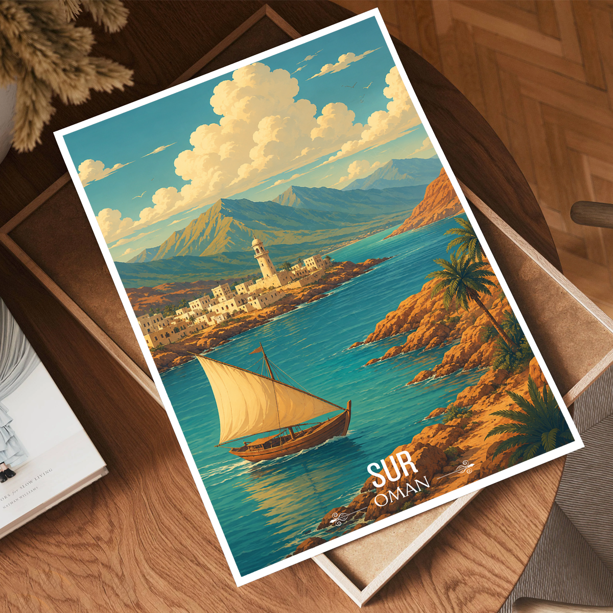 Sur - Oman - Travel Art Wall Deco Poster - Art Print - Travel Art Poster