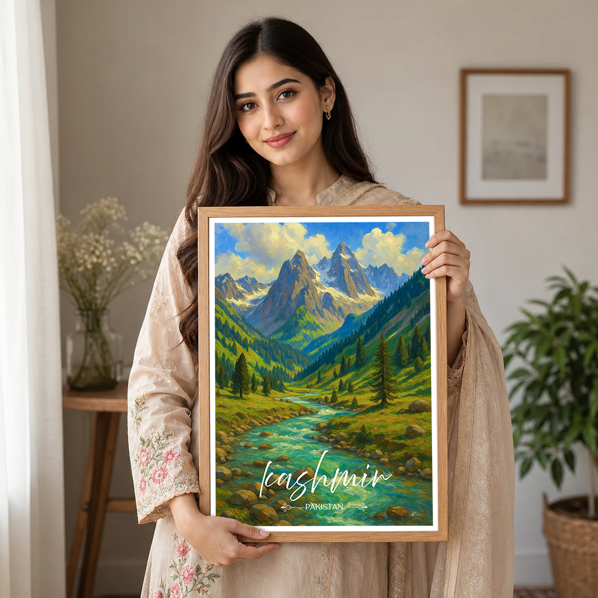 Kashmir - Pakistan - Northern Area - Travel Wall Art Print - - Travel Art Poster