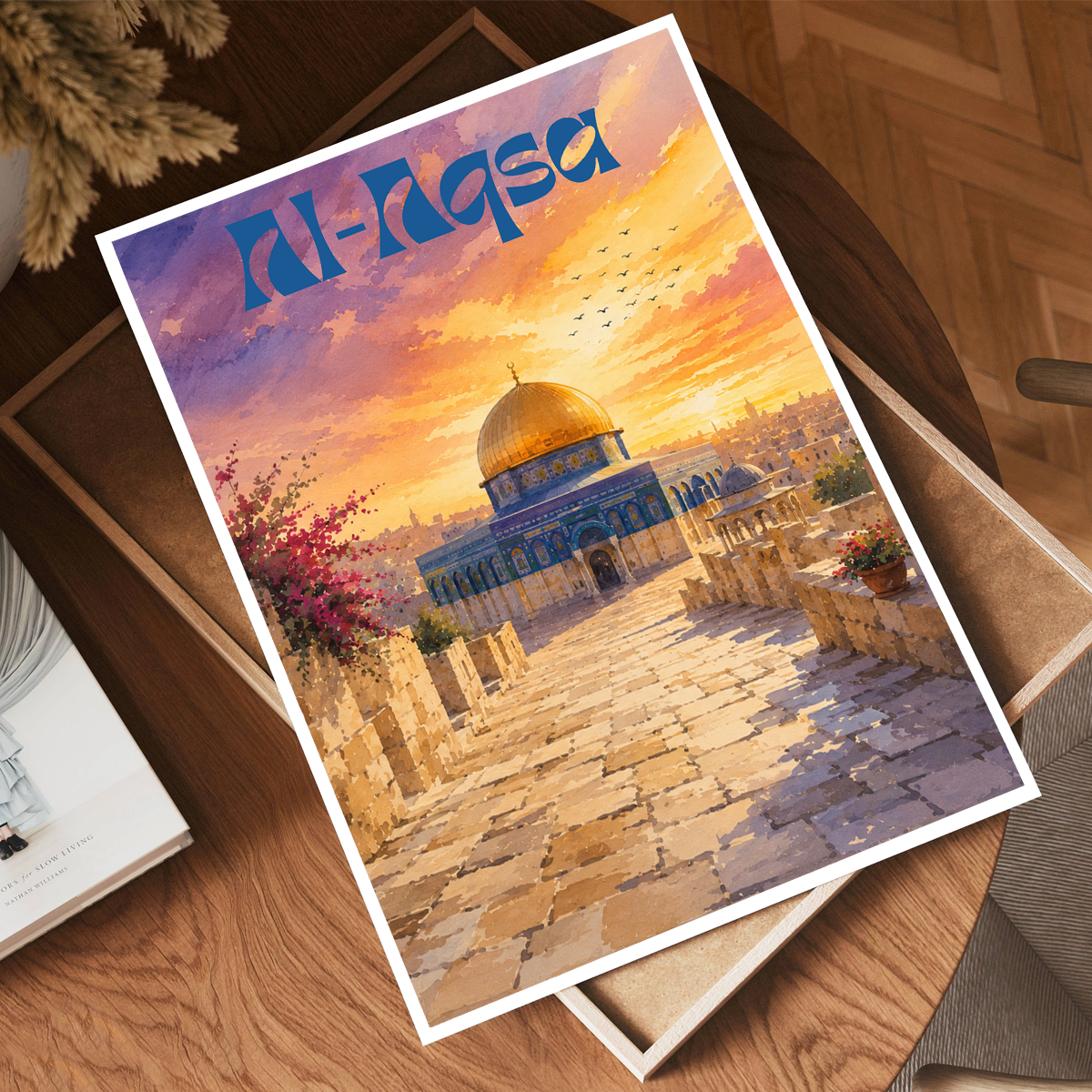 Al-Aqsa - Palestine - Travel Wall Art Deco Poster Print