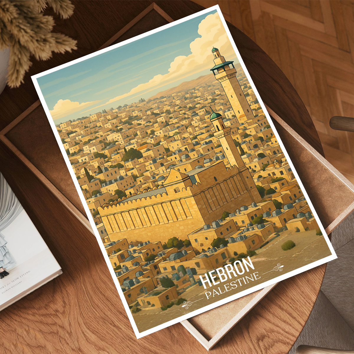 Hebron - Palestine - Travel Wall Art Deco Poster Print - Art Print - Travel Art Poster