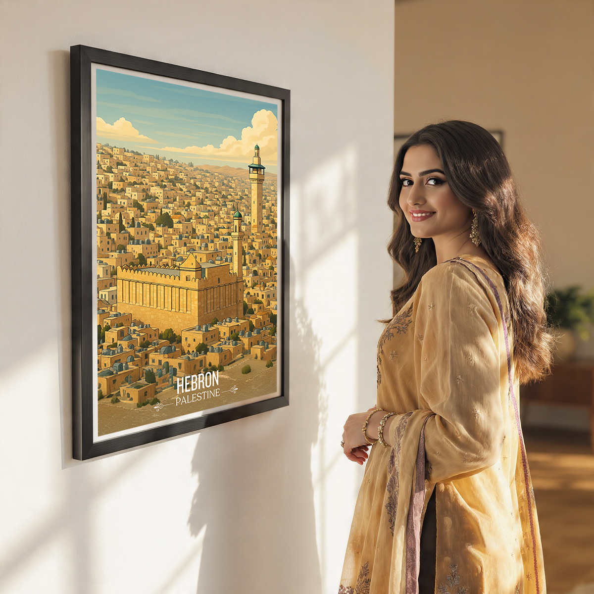 Hebron - Palestine - Travel Wall Art Deco Poster Print - Art Print - Travel Art Poster