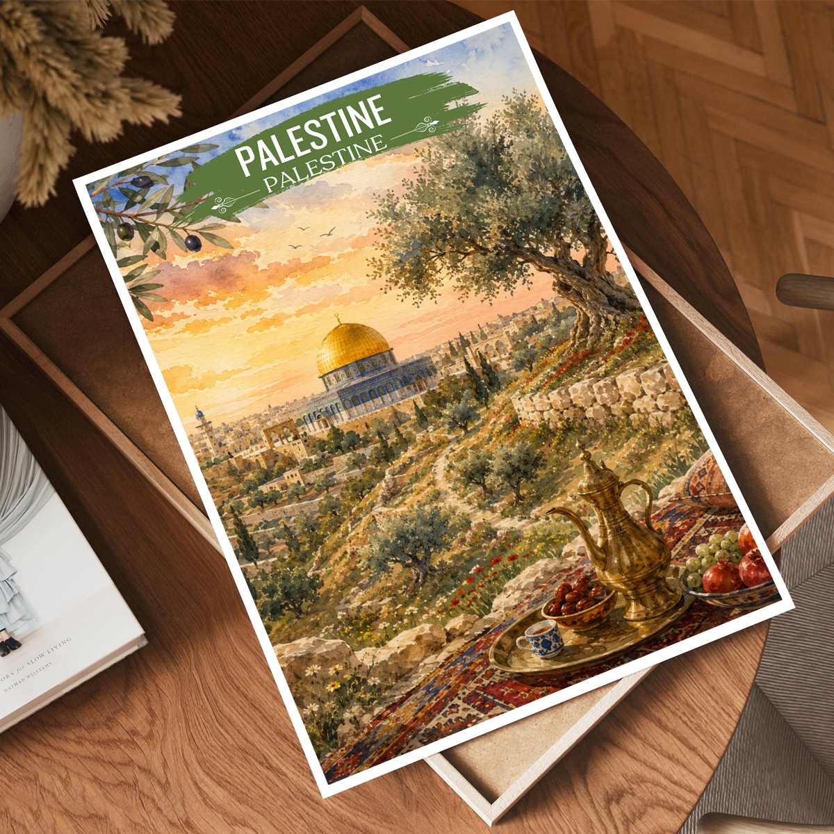 Palestine - Travel Wall Art Deco Poster Print - Art Print - Travel Art Poster