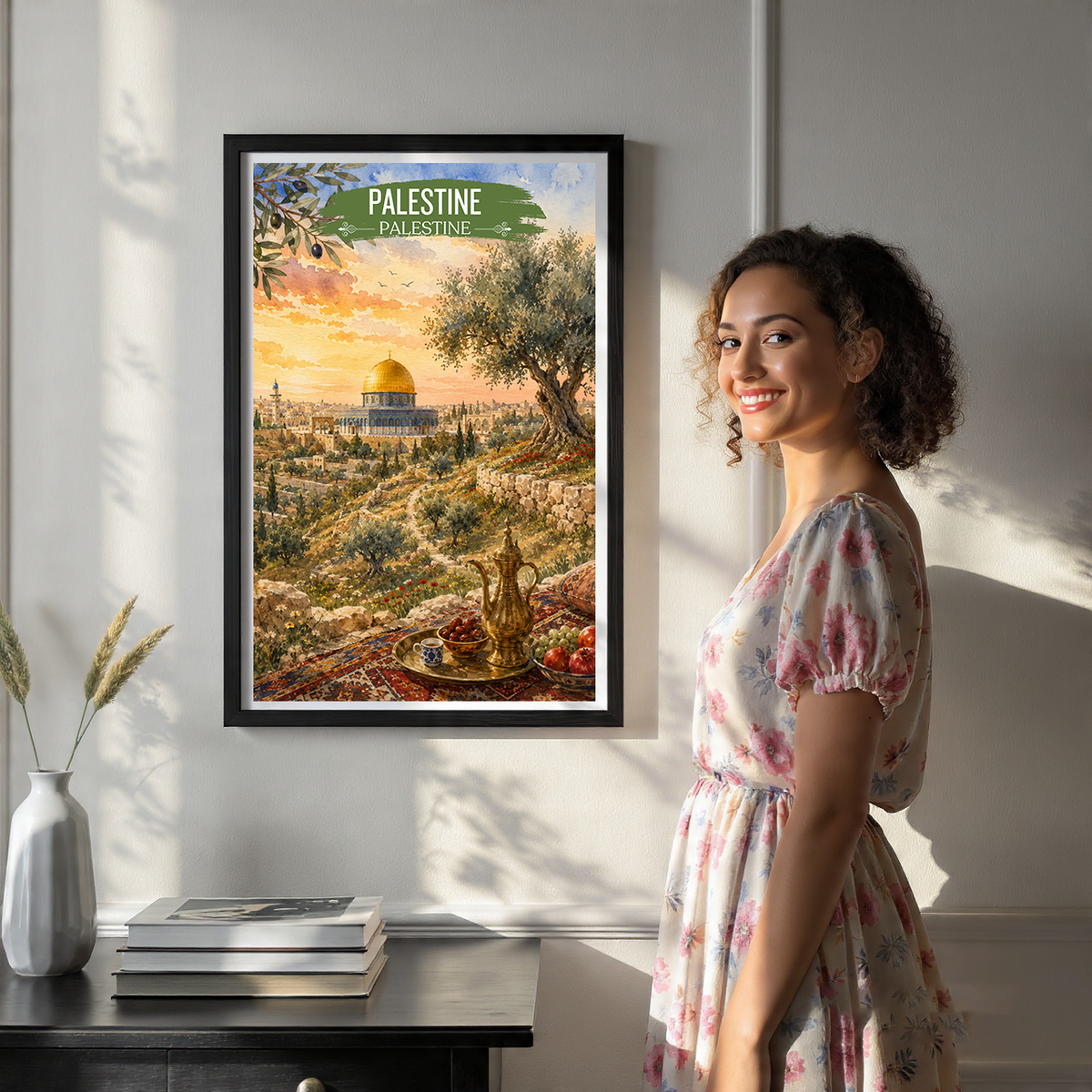 Palestine - Travel Wall Art Deco Poster Print - Art Print - Travel Art Poster