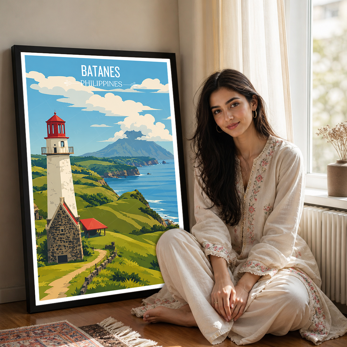 Batanes - Philippines - Travel Wall Art Deco Poster Print - Art Print - Travel Art Poster