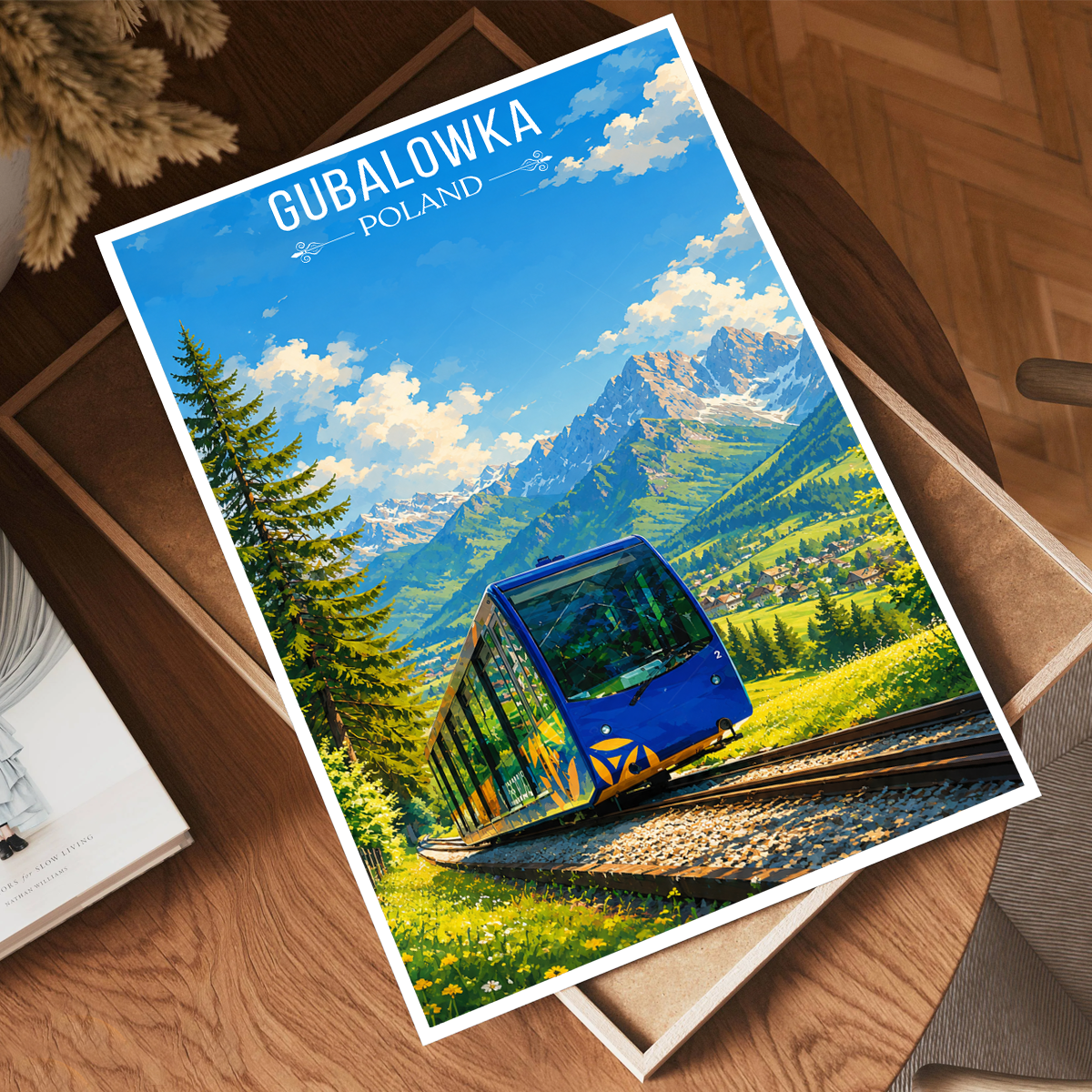 Gubalowka - Poland - Travel Poster Vintage Style Wall Art Print