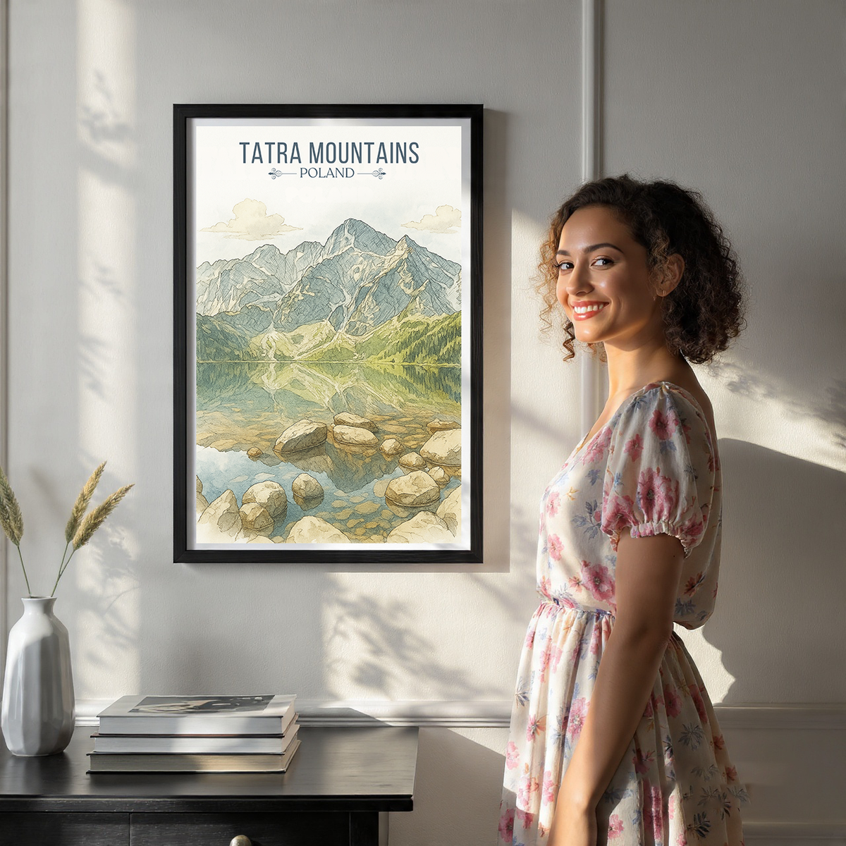 Tatra Mountains - Poland - Travel Poster Vintage Style Wall Art Print