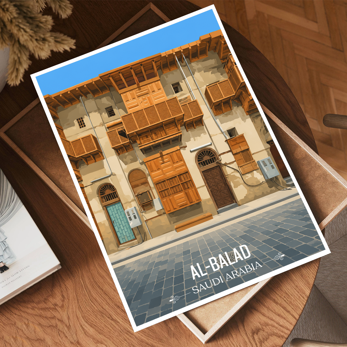 Al Balad - Saudi Arabia - Travel Wall Art Deco Poster Print
