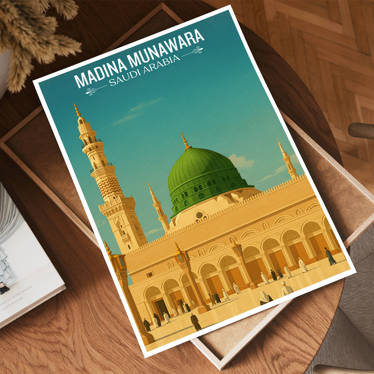 Madina Munawara - Saudi Arabia - Travel Wall Art Deco Poster Print