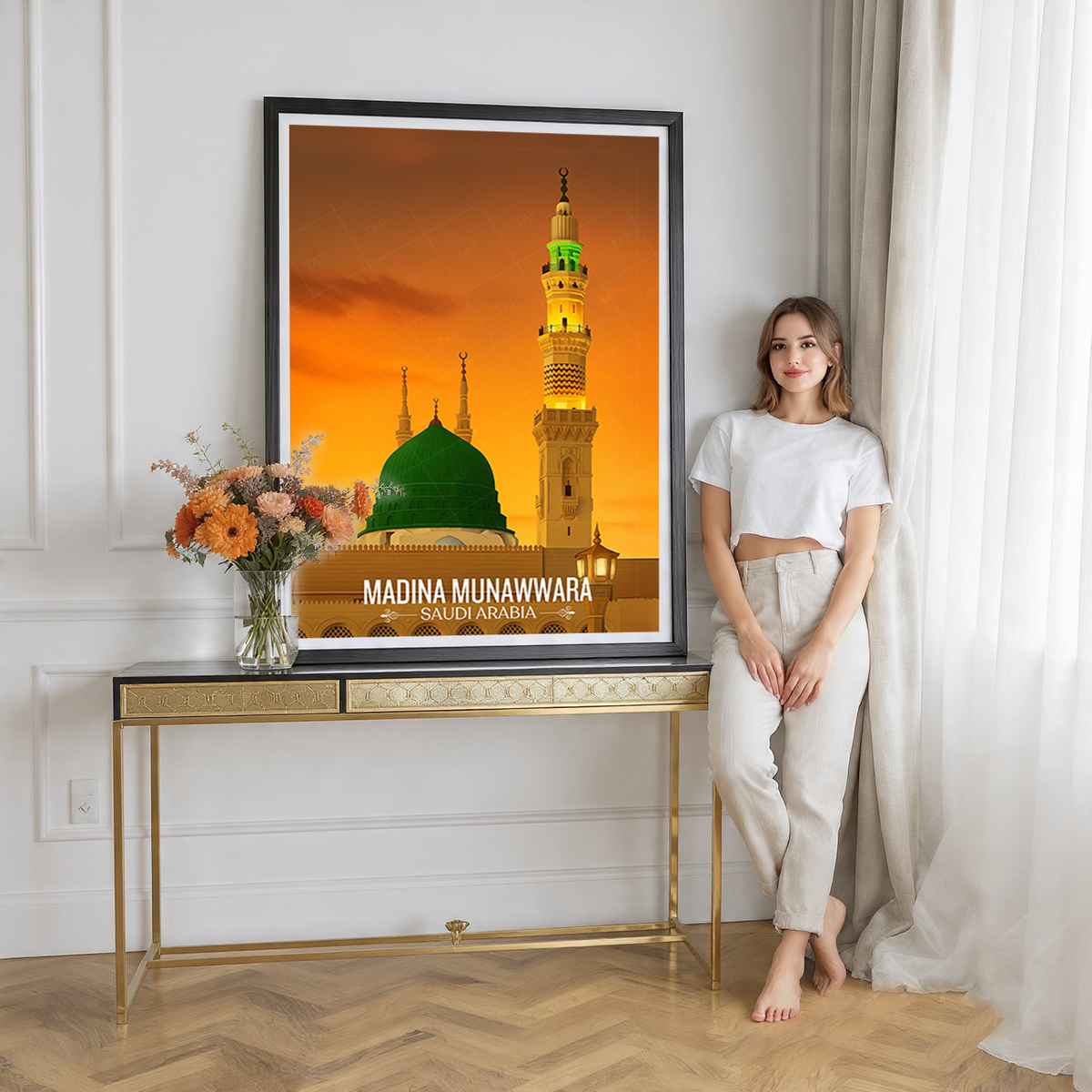 Madina Munawara - Saudi Arabia - Travel Wall Art Deco Poster Print