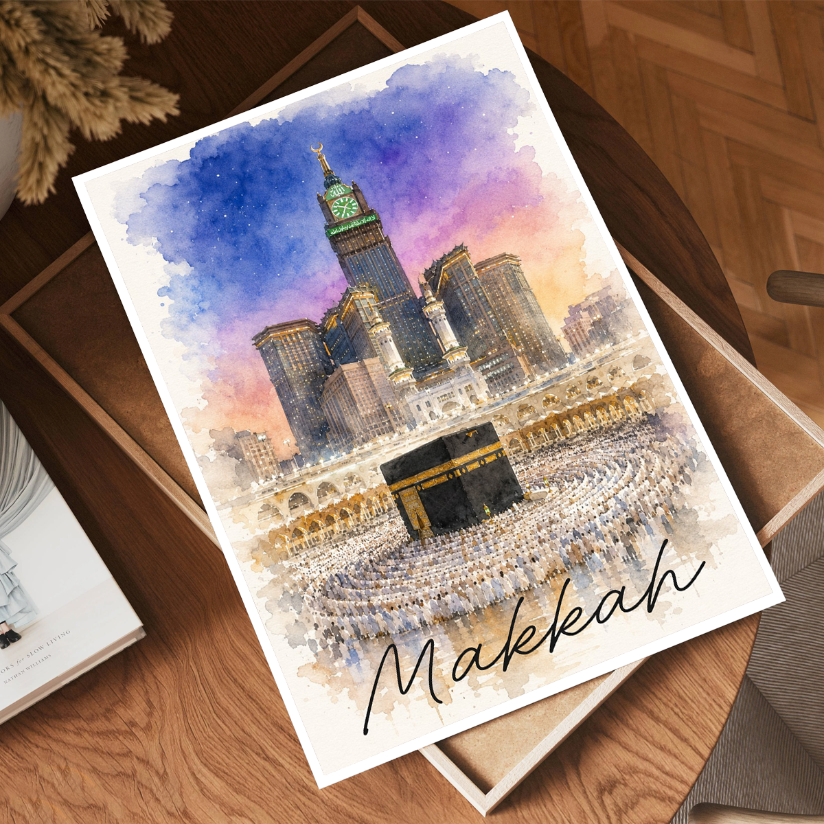 Makkah - Saudi Arabia - Travel Wall Art Deco Poster Print - Art Print - Travel Art Poster