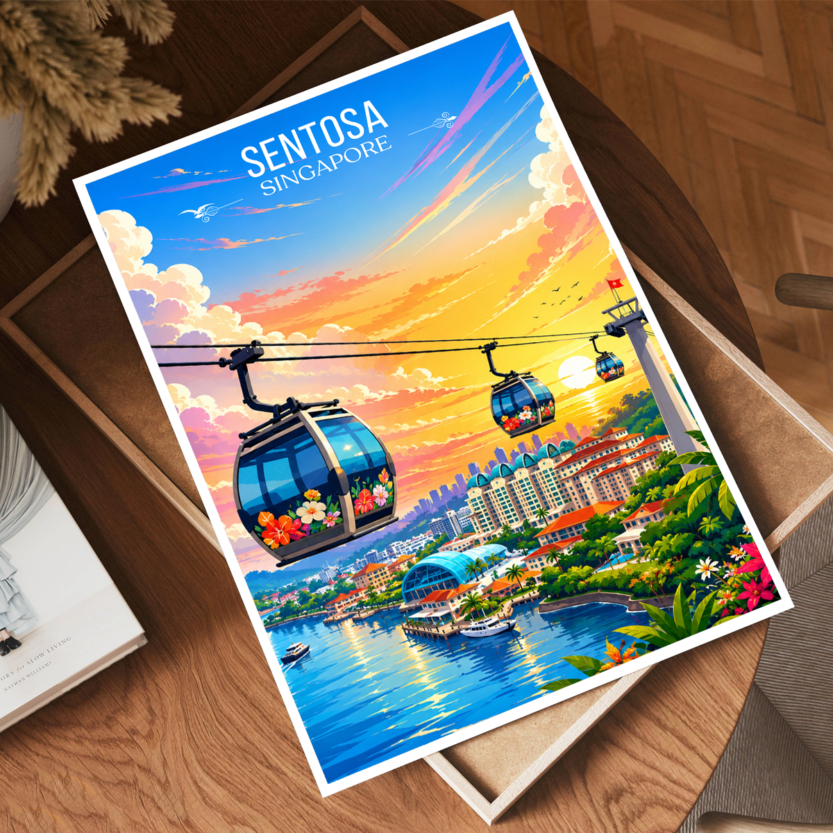 Sentosa - Singapore - Poster Print Modern Style Wall Art