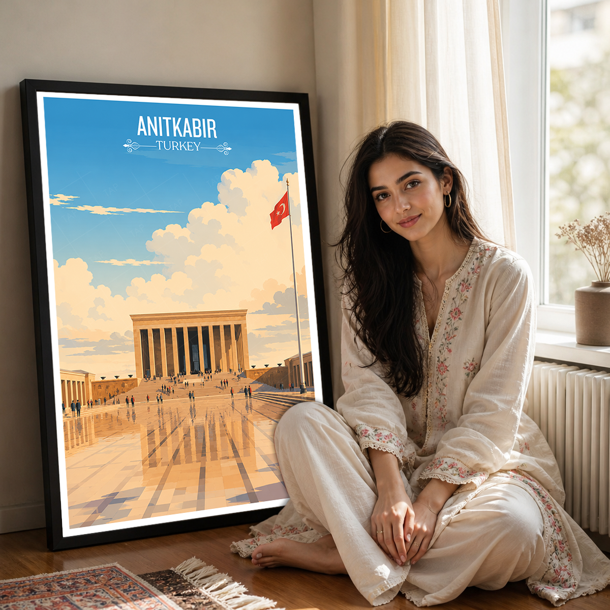 Anitkabir - Turkey - Travel Art Wall Deco Poster Print - Art Print - Travel Art Poster