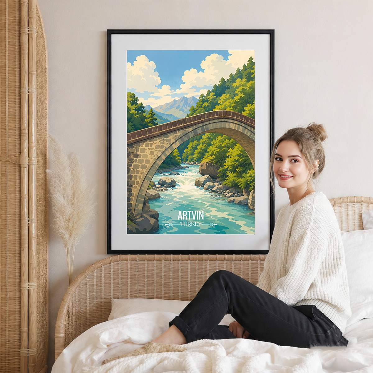 Artvin - Turkey - Travel Art Wall Deco Poster Print - Art Print - Travel Art Poster