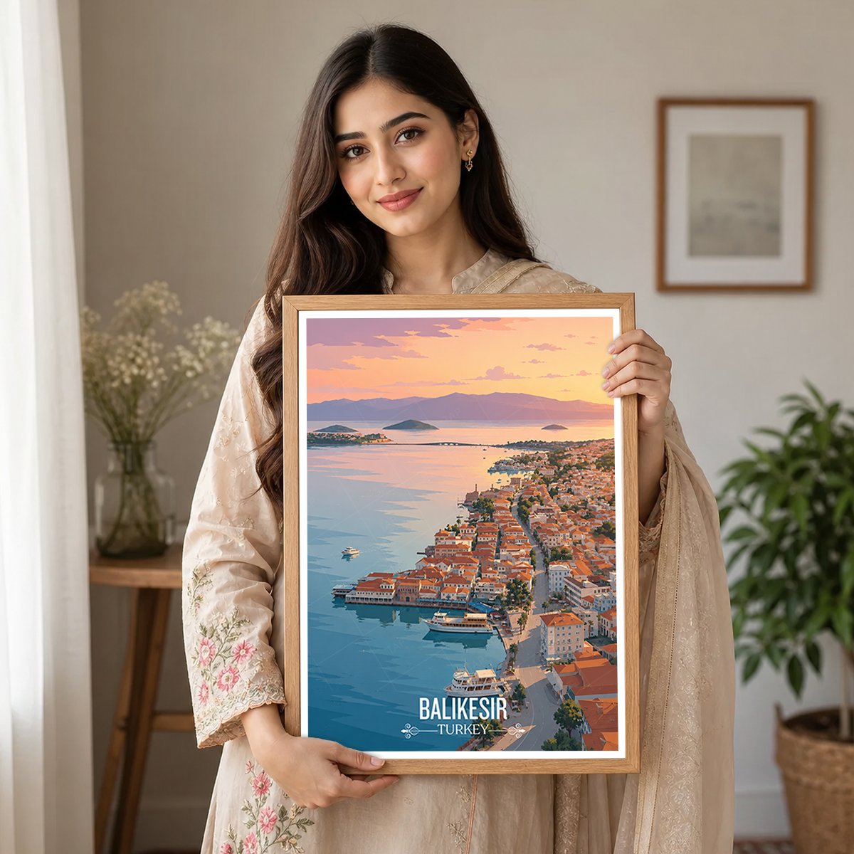 Balikesir - Turkey - Travel Art Wall Deco Poster Print - Art Print - Travel Art Poster
