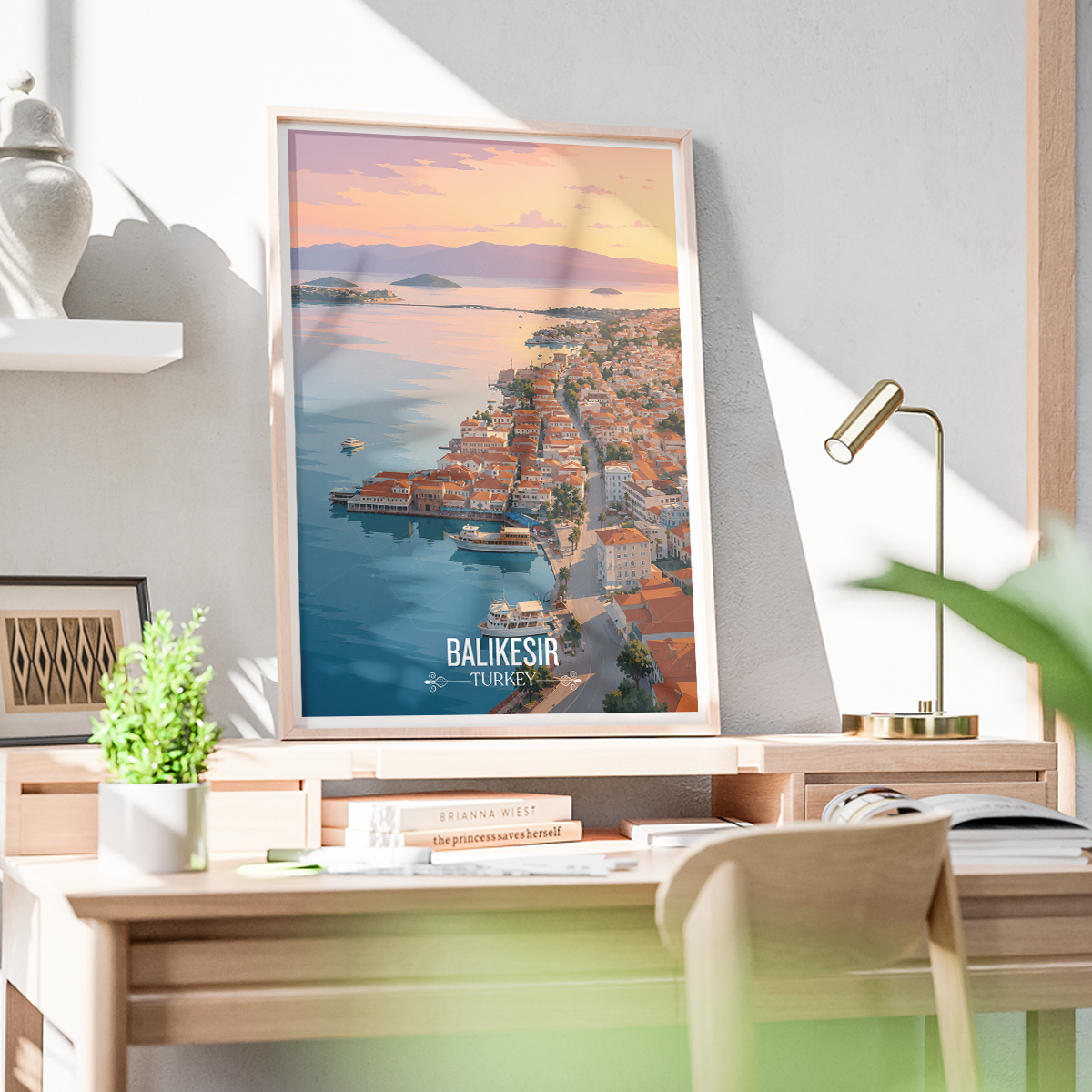 Balikesir - Turkey - Travel Art Wall Deco Poster Print - Art Print - Travel Art Poster