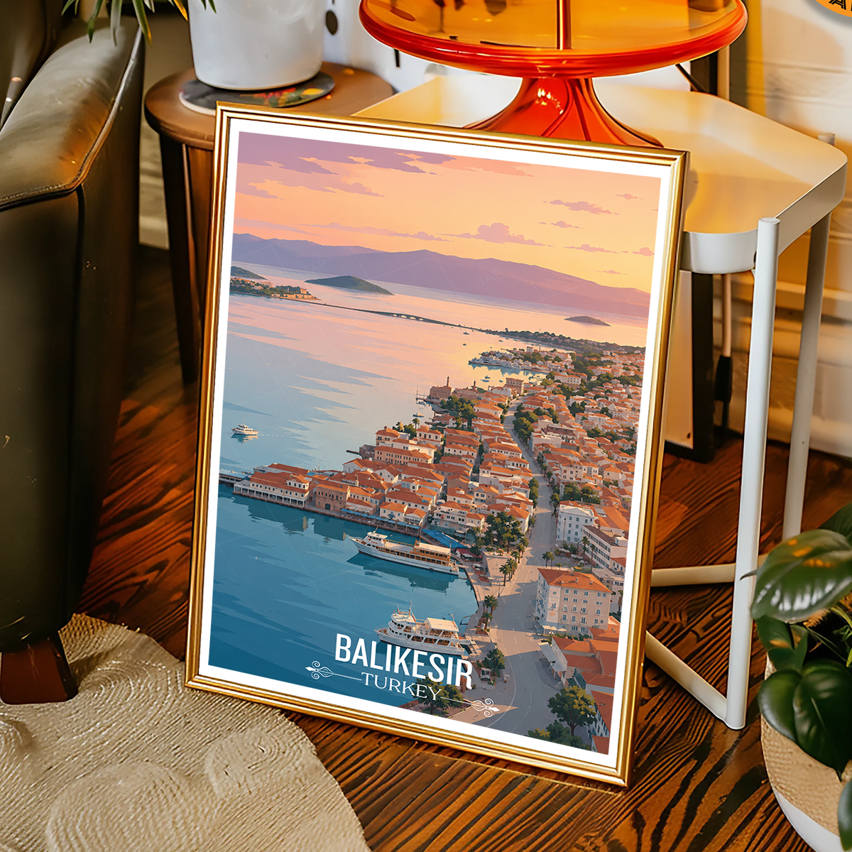 Balikesir - Turkey - Travel Art Wall Deco Poster Print - Art Print - Travel Art Poster