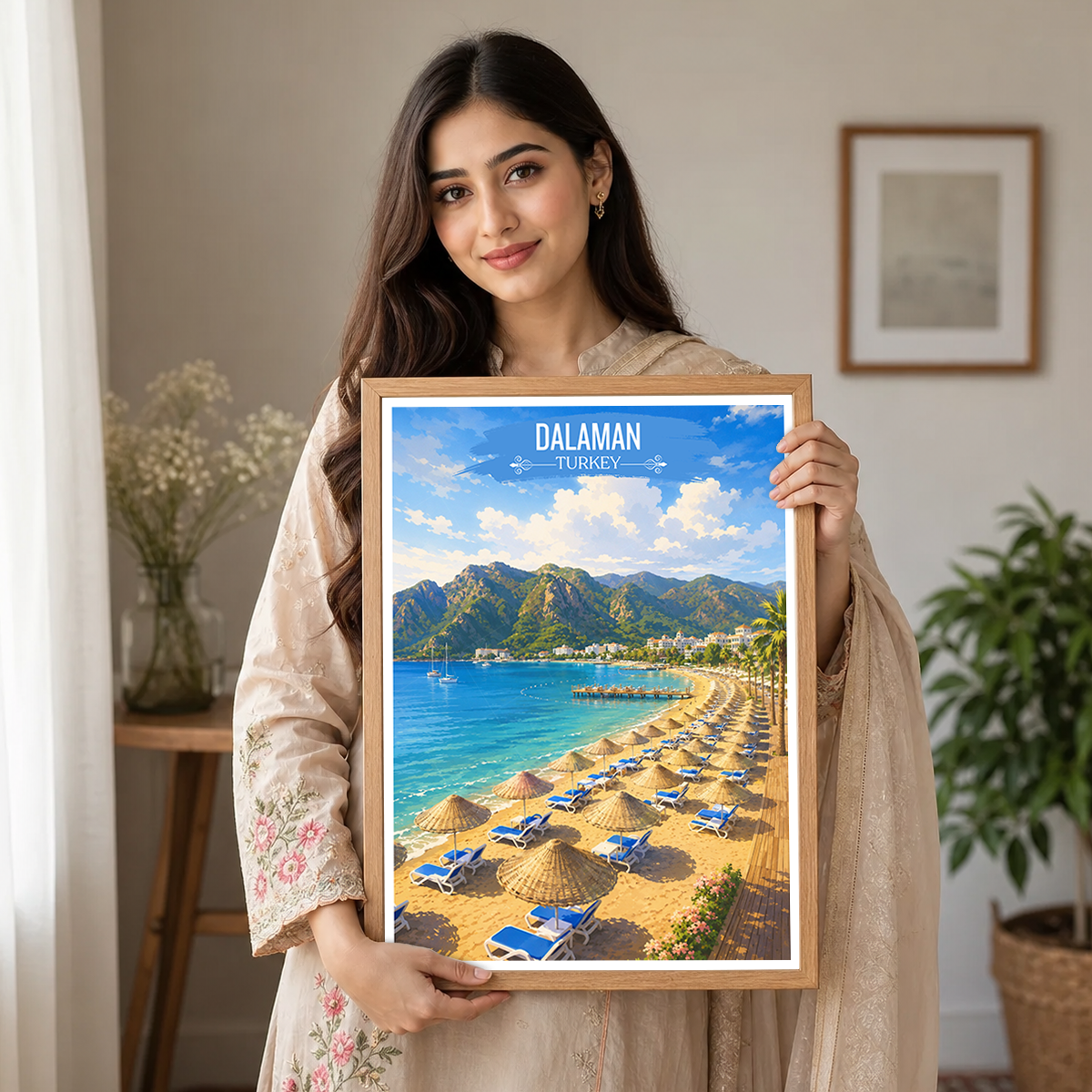 Dalaman - Turkey - Vintage Travel Wall Art Poster Print - Art Print - Travel Art Poster