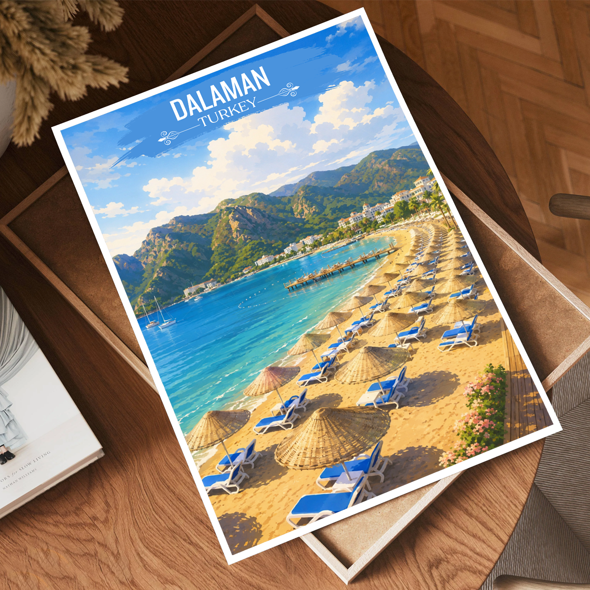 Dalaman - Turkey - Vintage Travel Wall Art Poster Print - Art Print - Travel Art Poster
