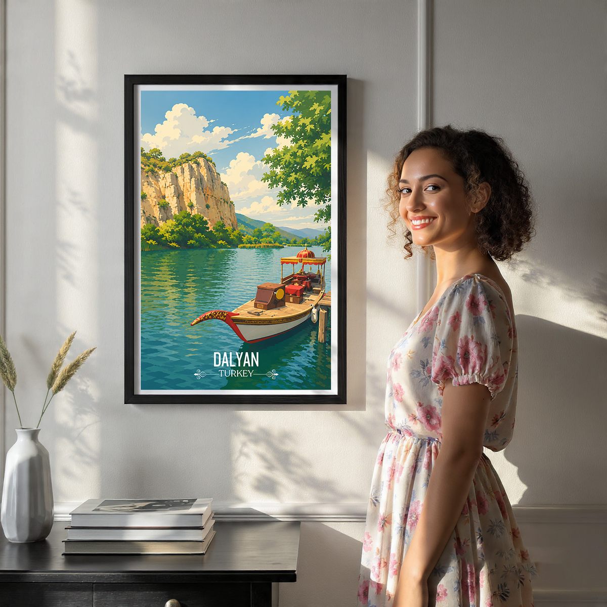 Dalyan - Turkey - Vintage Travel Wall Art Poster Print - Art Print - Travel Art Poster