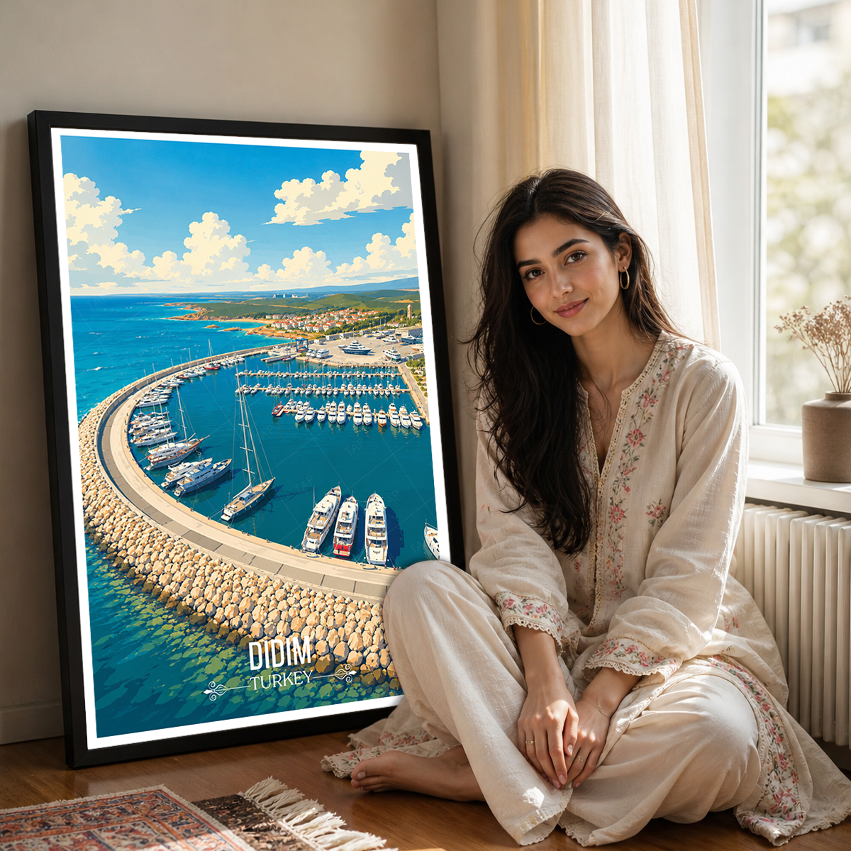 Didim - Turkey - Vintage Travel Wall Art Poster Print - Art Print - Travel Art Poster