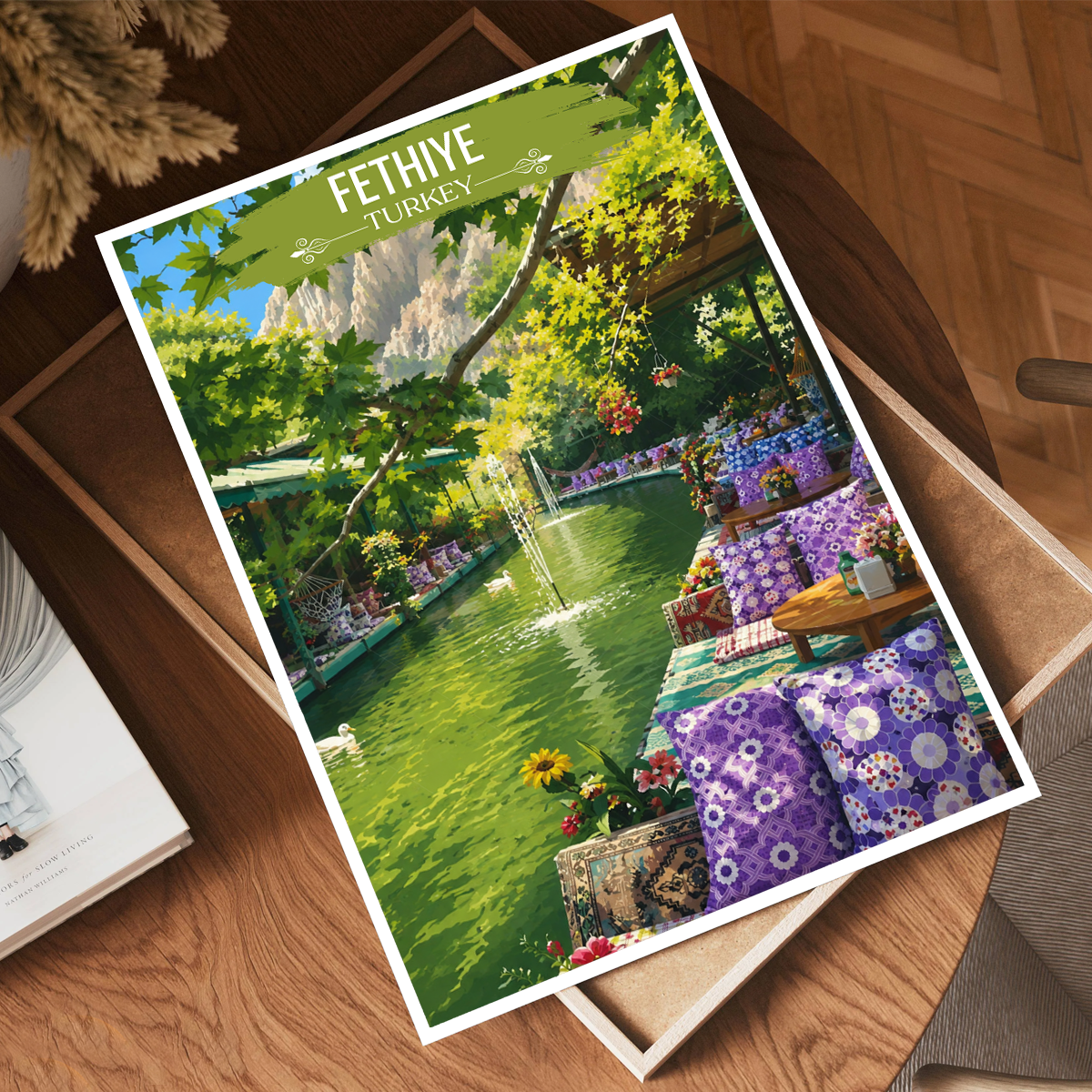 Fethiye - Turkey - Vintage Travel Wall Art Poster Print - Art Print - Travel Art Poster