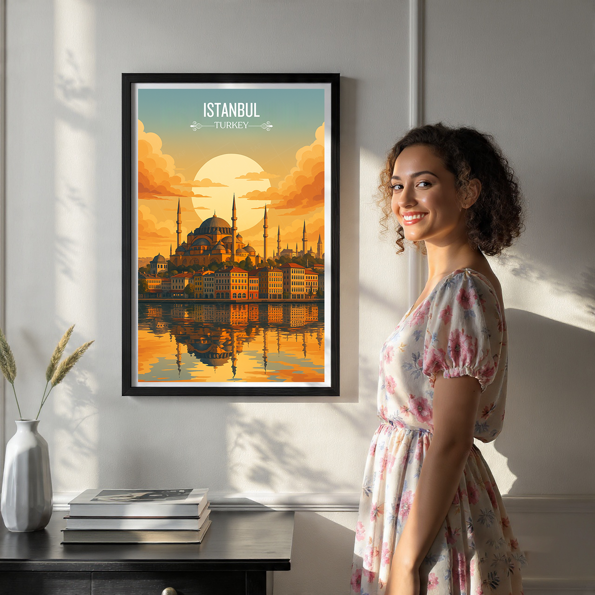 Istanbul - Turkey - Vintage Travel Wall Art Poster Print - Art Print - Travel Art Poster