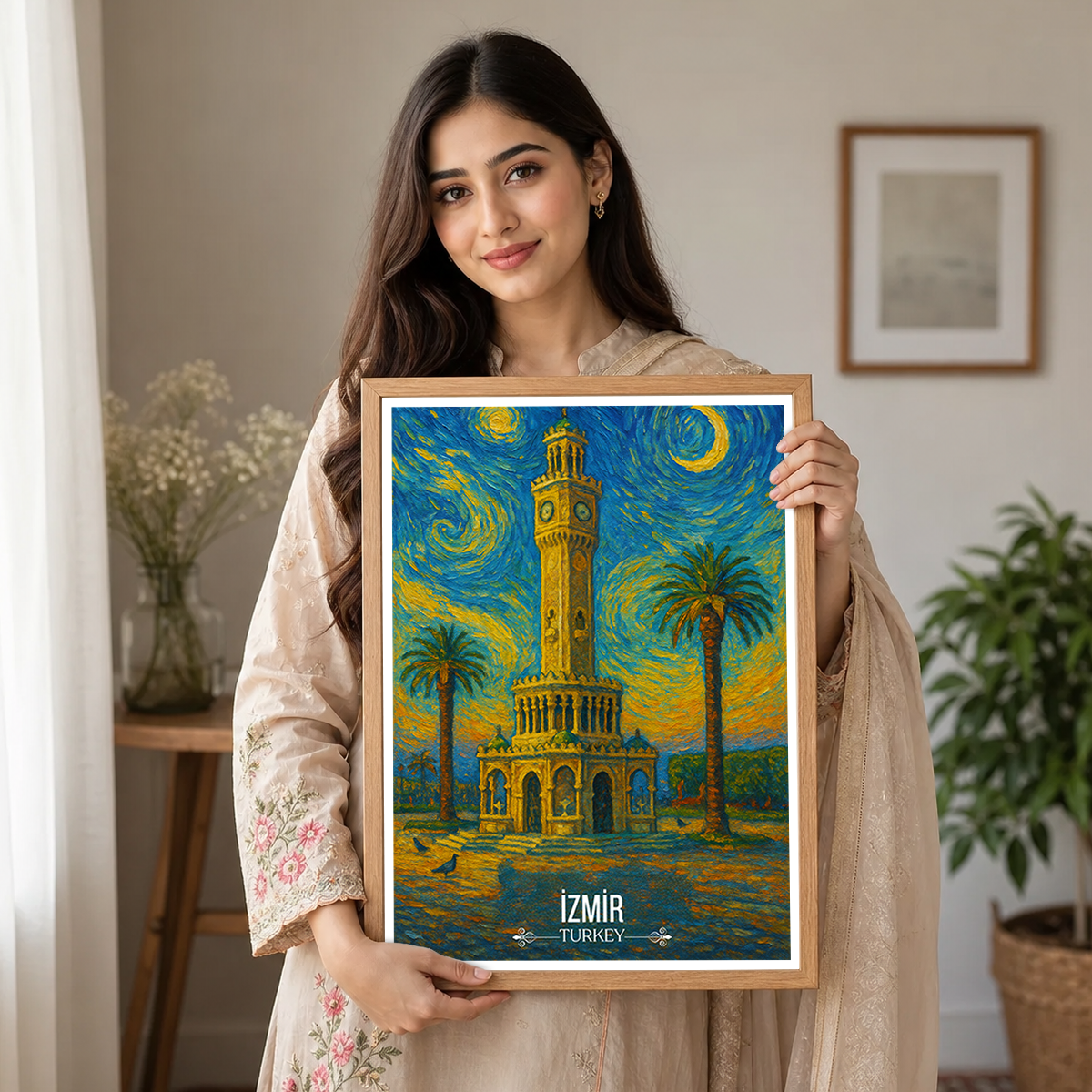 Izmir - Turkey - Vintage Travel Wall Art Poster Print - Art Print - Travel Art Poster
