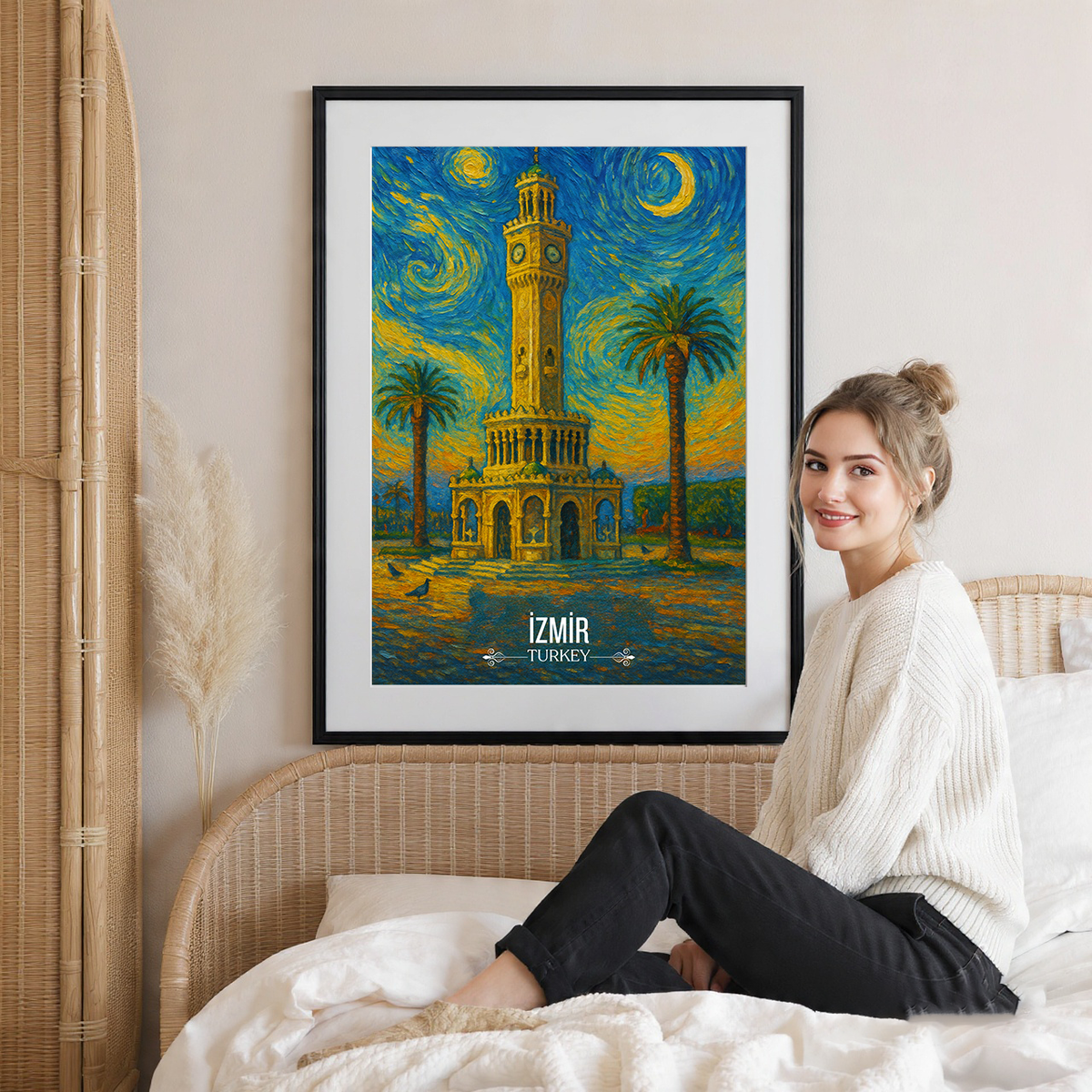 Izmir - Turkey - Vintage Travel Wall Art Poster Print - Art Print - Travel Art Poster