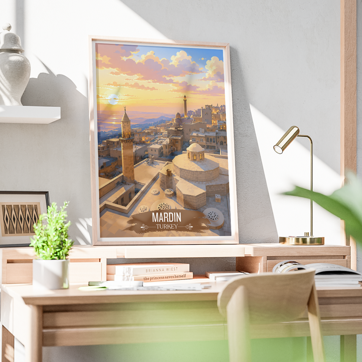 Mardin - Turkey - Vintage Travel Wall Art Poster Print